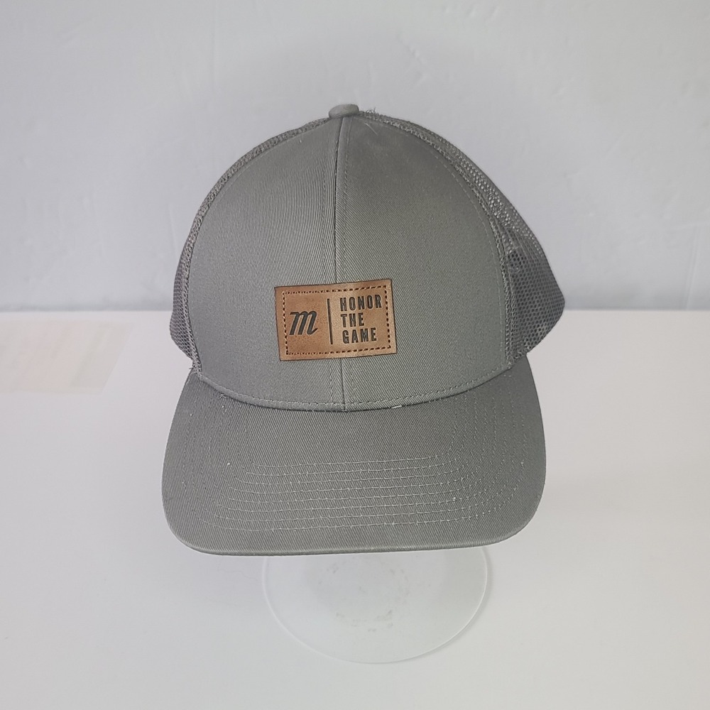 Mizuno Snapback Mesh Hat Cap  Honorvthe Game. Trucker  Baseball Gray‎